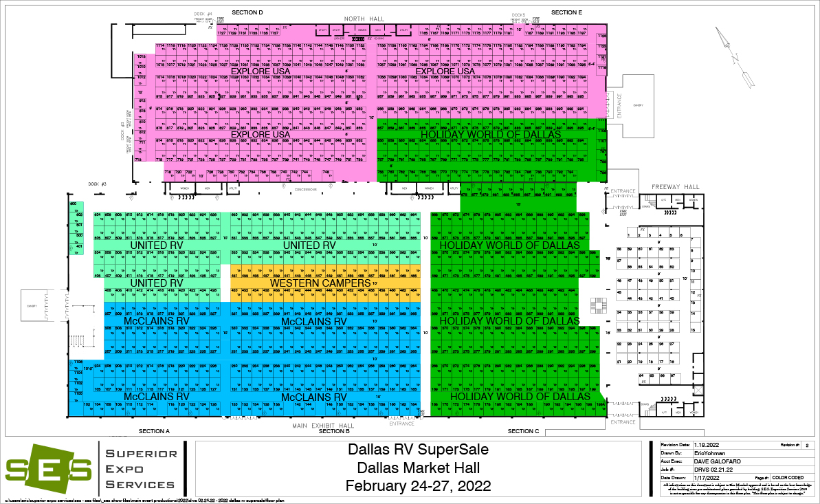 Event Map Dallas RV SuperSale